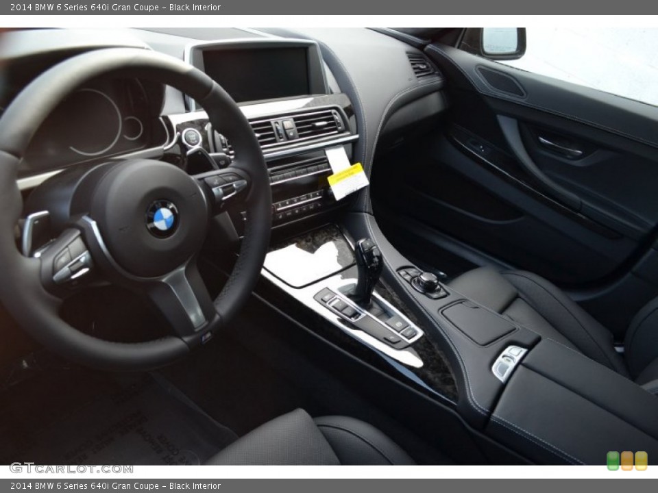 Black Interior Prime Interior for the 2014 BMW 6 Series 640i Gran Coupe #87235614