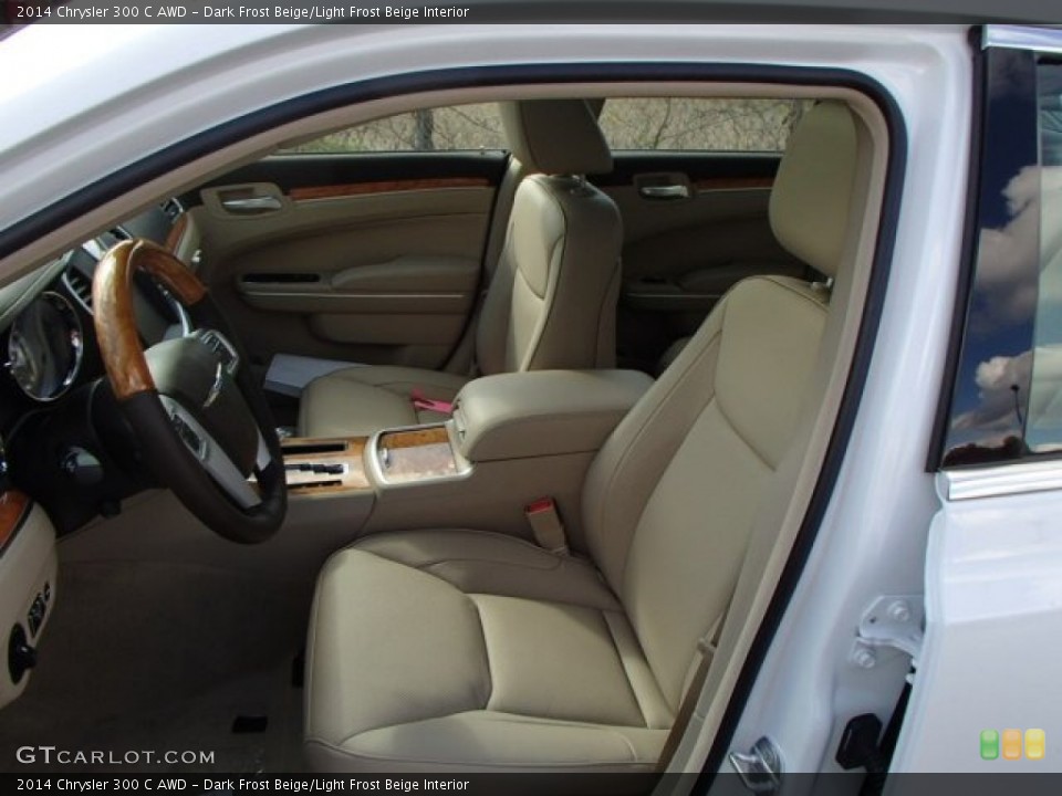 Dark Frost Beige/Light Frost Beige Interior Front Seat for the 2014 Chrysler 300 C AWD #87236229