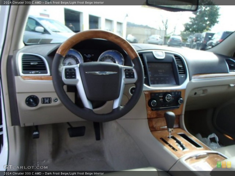 Dark Frost Beige/Light Frost Beige Interior Dashboard for the 2014 Chrysler 300 C AWD #87236271