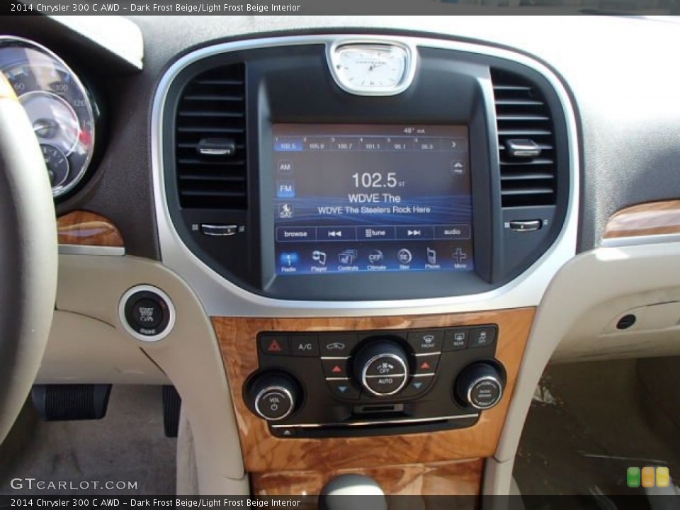 Dark Frost Beige/Light Frost Beige Interior Controls for the 2014 Chrysler 300 C AWD #87236361