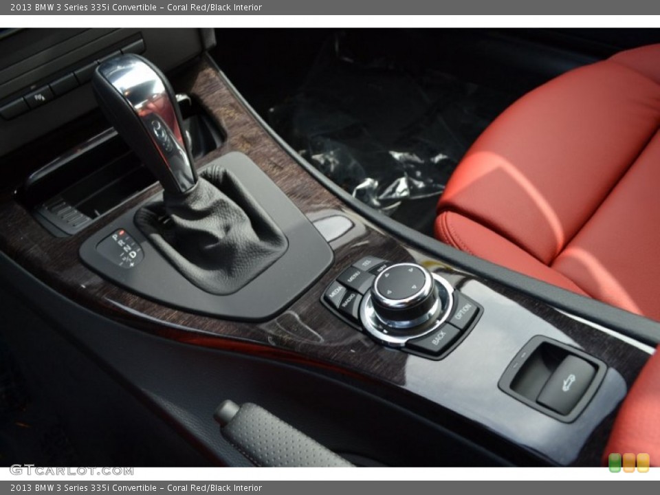 Coral Red/Black Interior Transmission for the 2013 BMW 3 Series 335i Convertible #87236483