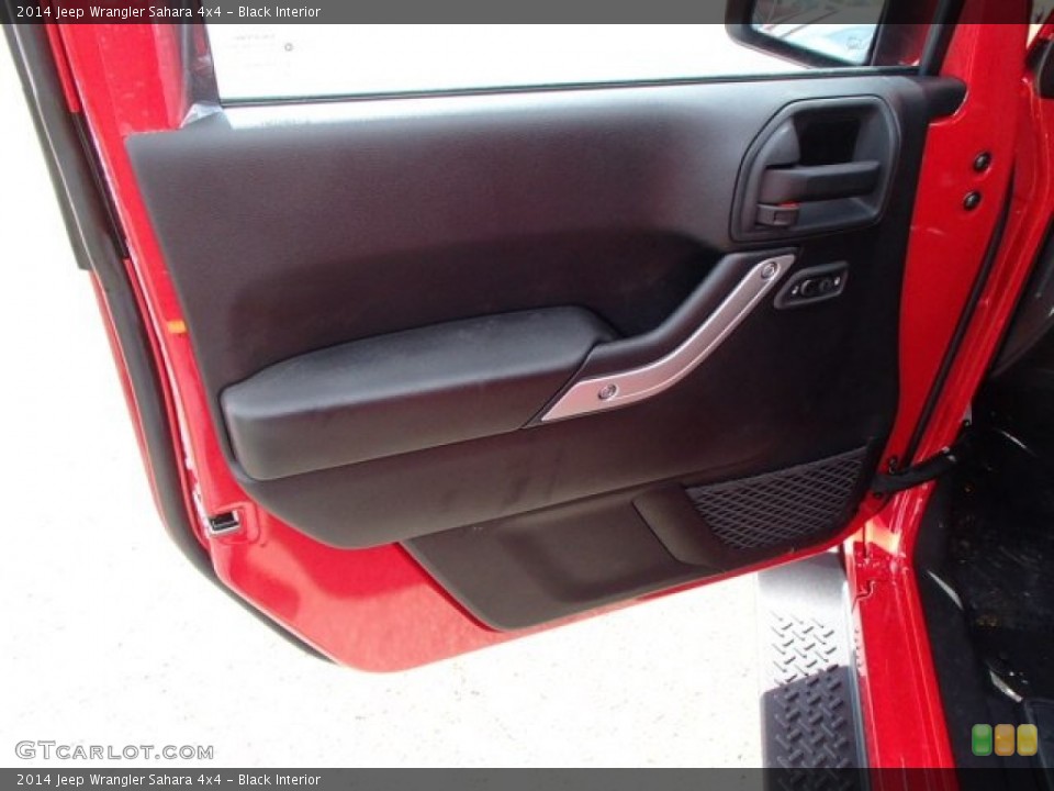 Black Interior Door Panel for the 2014 Jeep Wrangler Sahara 4x4 #87237963