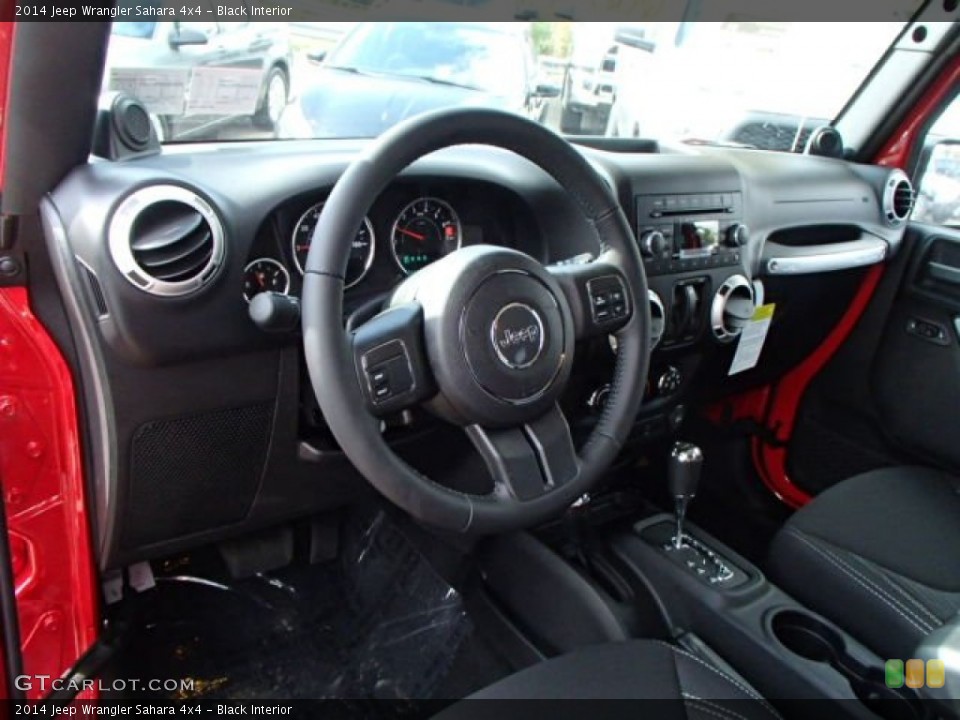 Black Interior Prime Interior for the 2014 Jeep Wrangler Sahara 4x4 #87238035