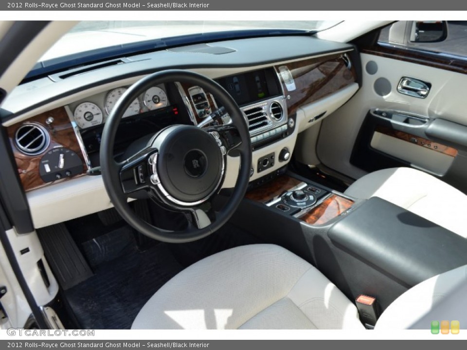 Seashell/Black Interior Prime Interior for the 2012 Rolls-Royce Ghost  #87238389