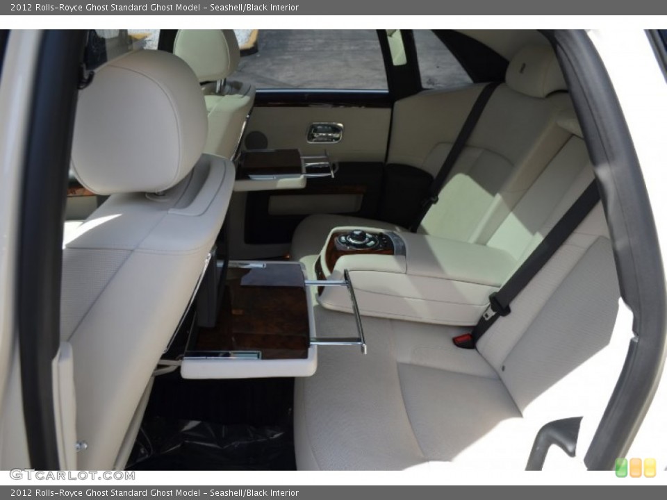 Seashell/Black Interior Rear Seat for the 2012 Rolls-Royce Ghost  #87238455