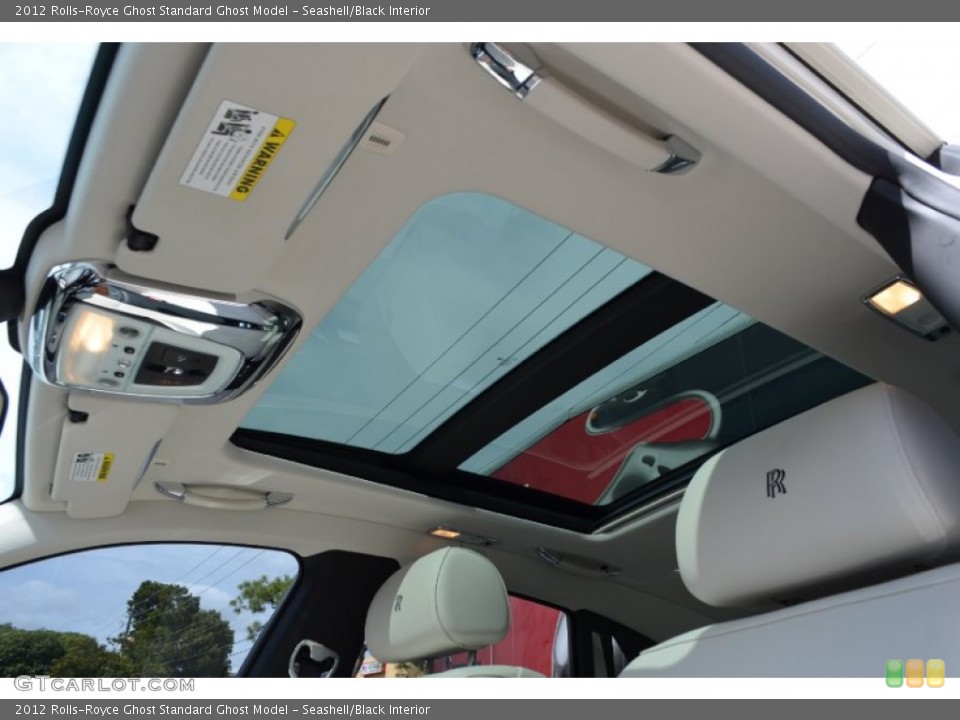 Seashell/Black Interior Sunroof for the 2012 Rolls-Royce Ghost  #87238674