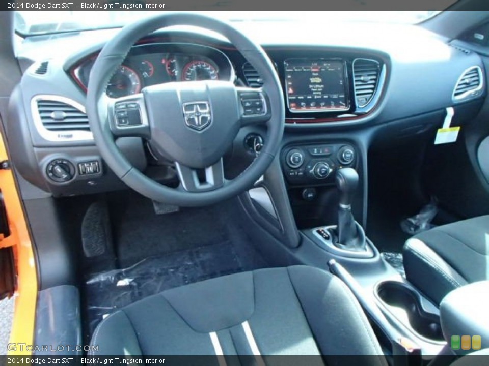 Black/Light Tungsten Interior Prime Interior for the 2014 Dodge Dart SXT #87241622