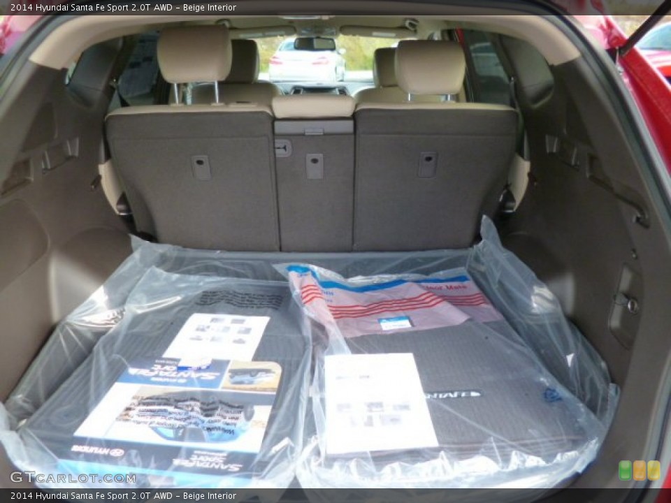 Beige Interior Trunk for the 2014 Hyundai Santa Fe Sport 2.0T AWD #87243126