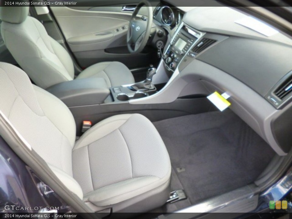 Gray Interior Front Seat for the 2014 Hyundai Sonata GLS #87243795