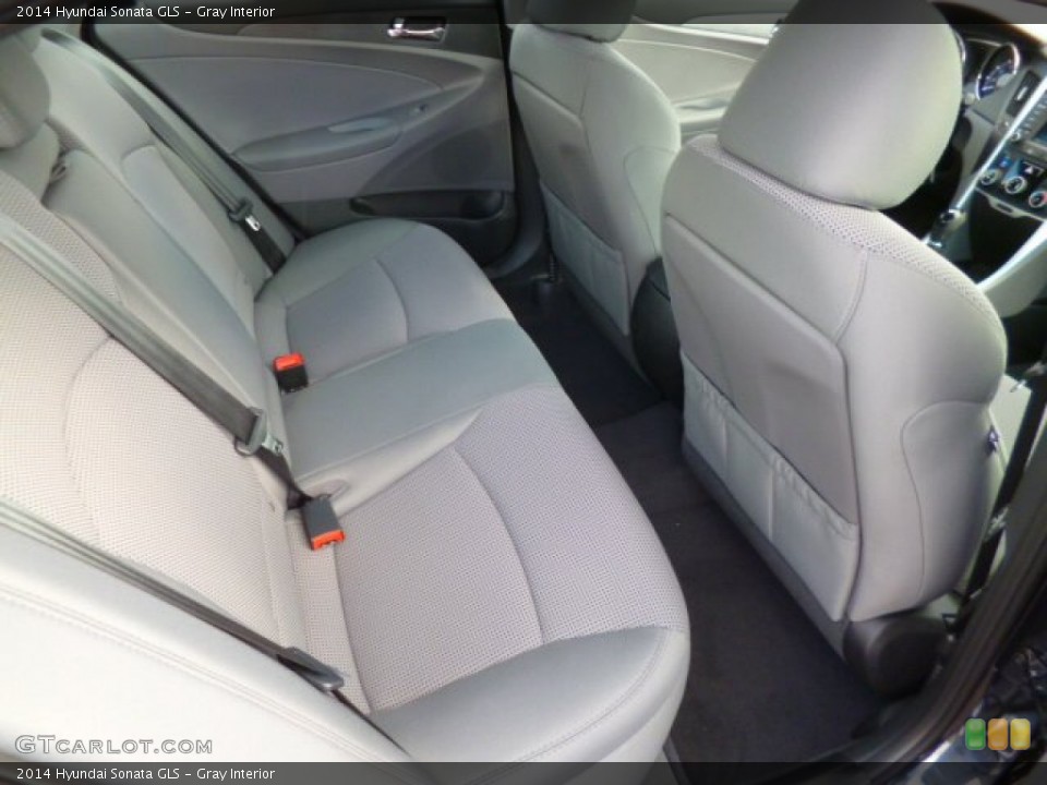Gray Interior Rear Seat for the 2014 Hyundai Sonata GLS #87243840