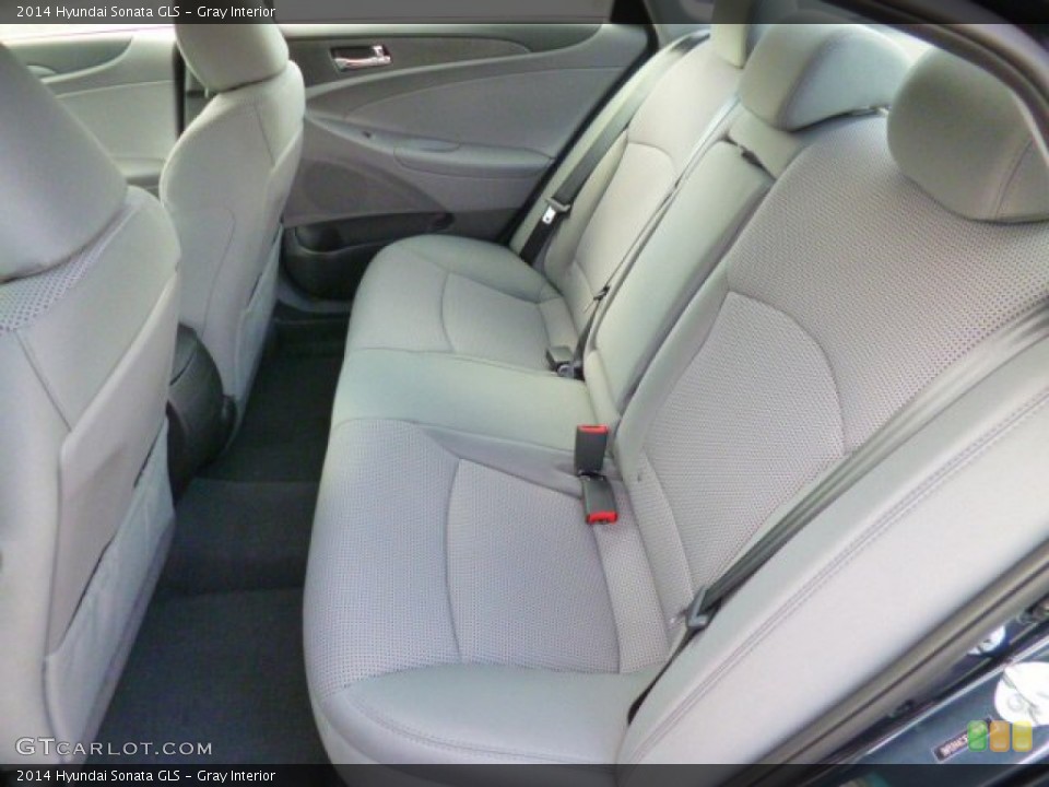 Gray Interior Rear Seat for the 2014 Hyundai Sonata GLS #87243861