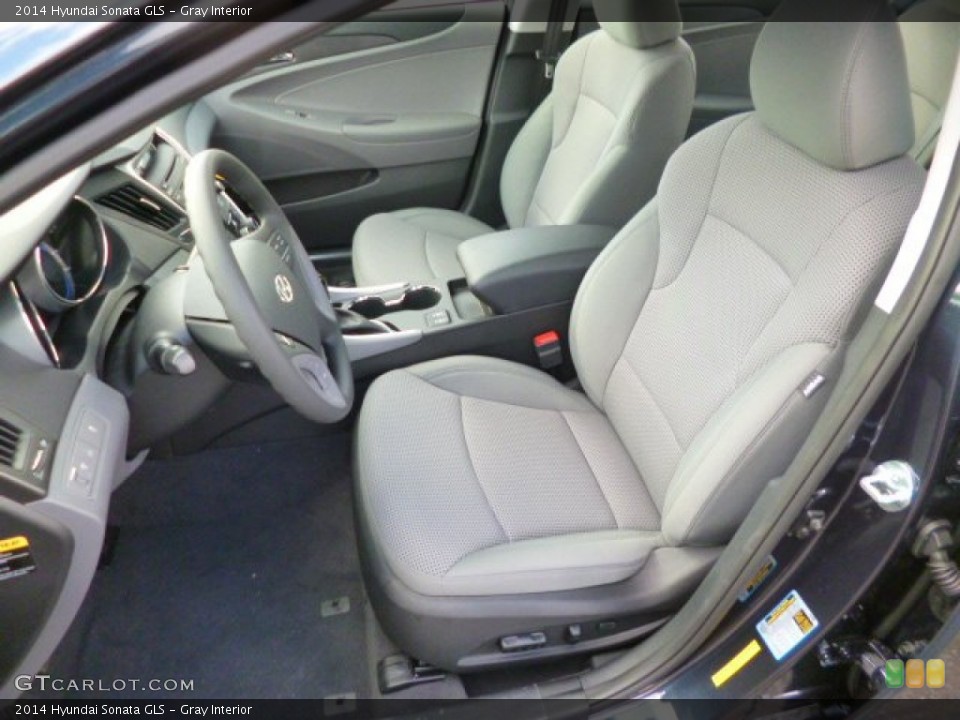 Gray Interior Front Seat for the 2014 Hyundai Sonata GLS #87243906