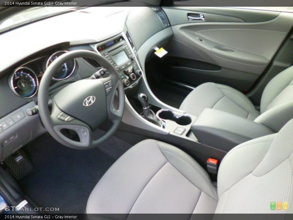Gray Interior Prime Interior for the 2014 Hyundai Sonata GLS #87243927