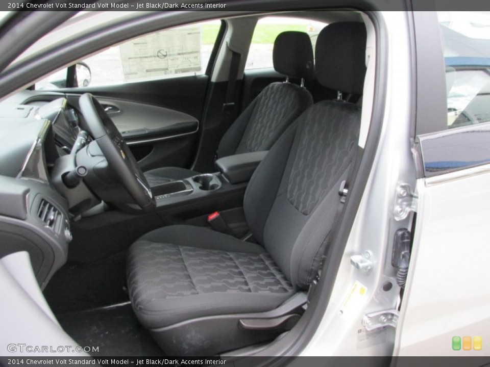 Jet Black/Dark Accents Interior Front Seat for the 2014 Chevrolet Volt  #87246264