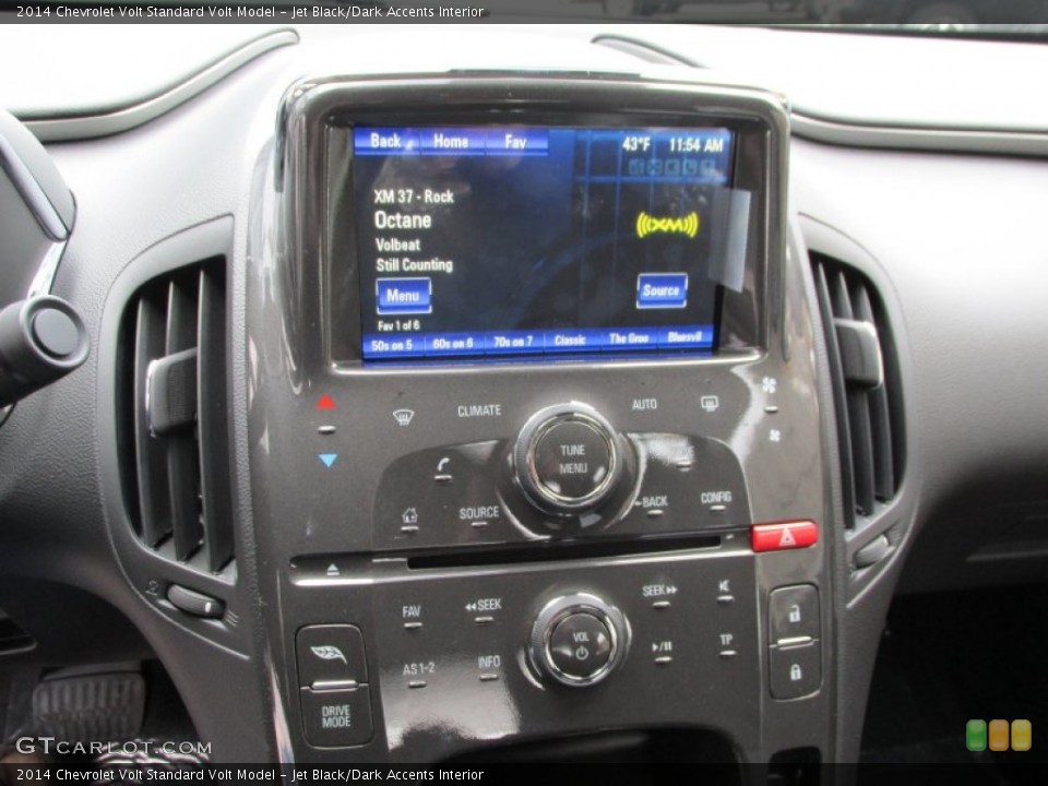 Jet Black/Dark Accents Interior Controls for the 2014 Chevrolet Volt  #87246336