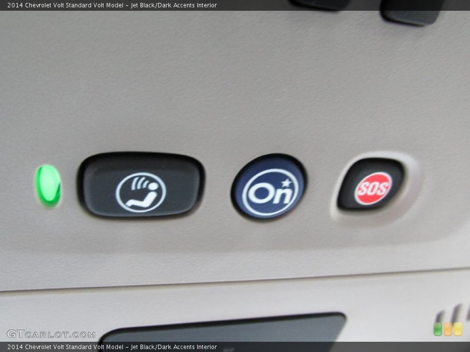Jet Black/Dark Accents Interior Controls for the 2014 Chevrolet Volt  #87246378