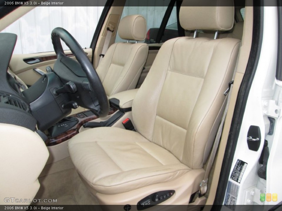 Beige Interior Front Seat for the 2006 BMW X5 3.0i #87253014