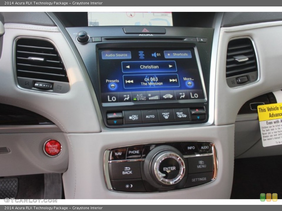Graystone Interior Controls for the 2014 Acura RLX Technology Package #87253125