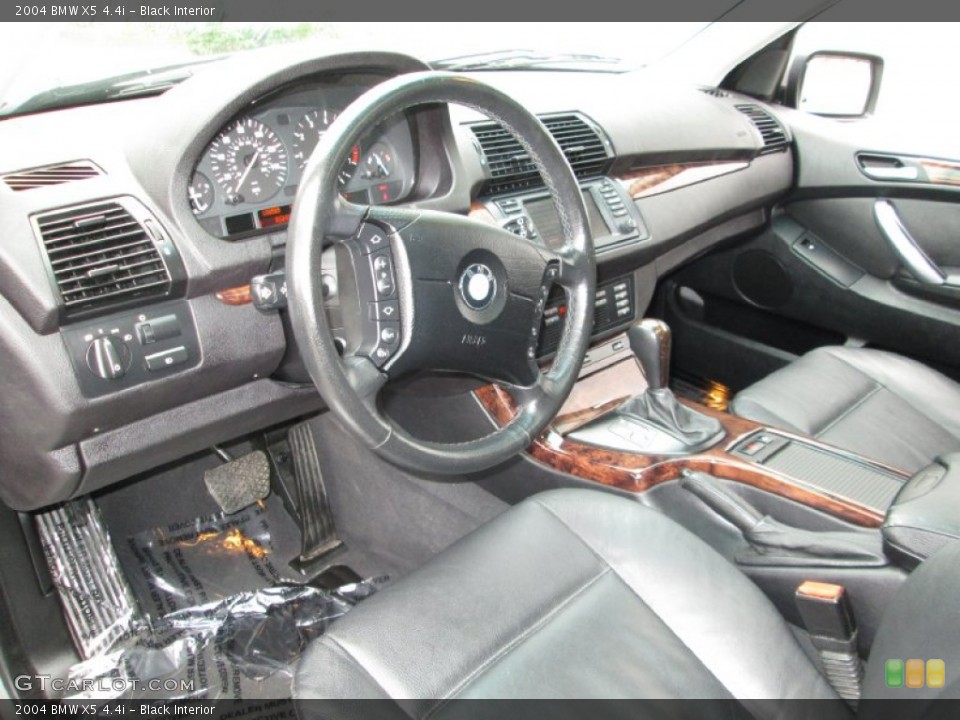Black Interior Prime Interior for the 2004 BMW X5 4.4i #87253842