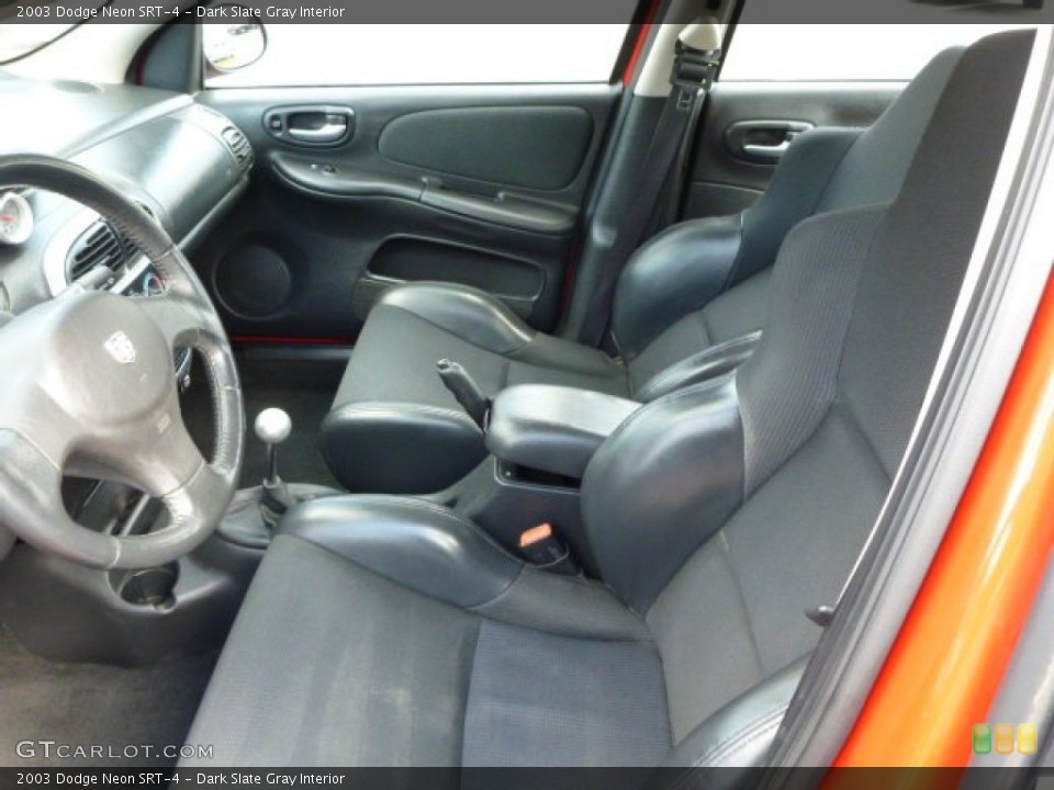 Dark Slate Gray Interior Front Seat for the 2003 Dodge Neon SRT-4 #87256665
