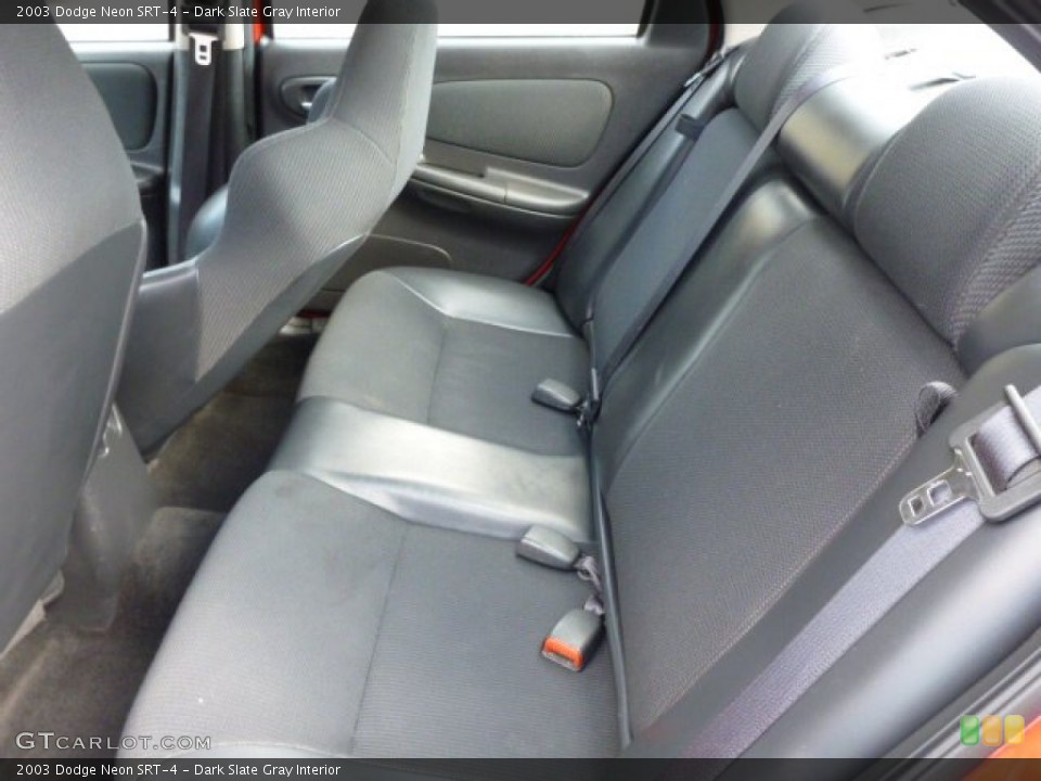 Dark Slate Gray Interior Rear Seat for the 2003 Dodge Neon SRT-4 #87256686