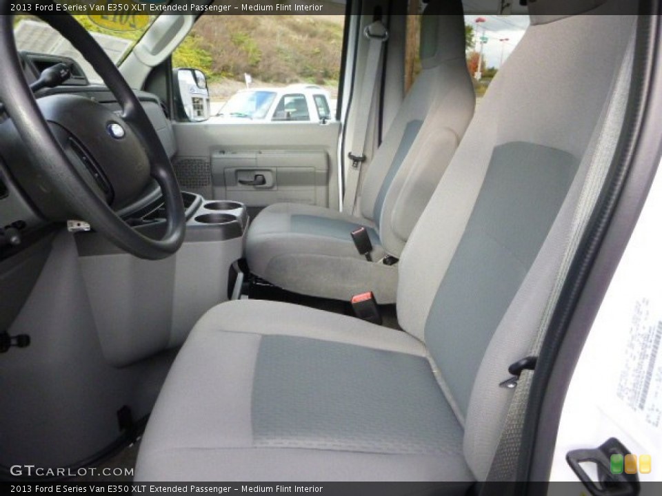 Medium Flint Interior Front Seat for the 2013 Ford E Series Van E350 XLT Extended Passenger #87256944