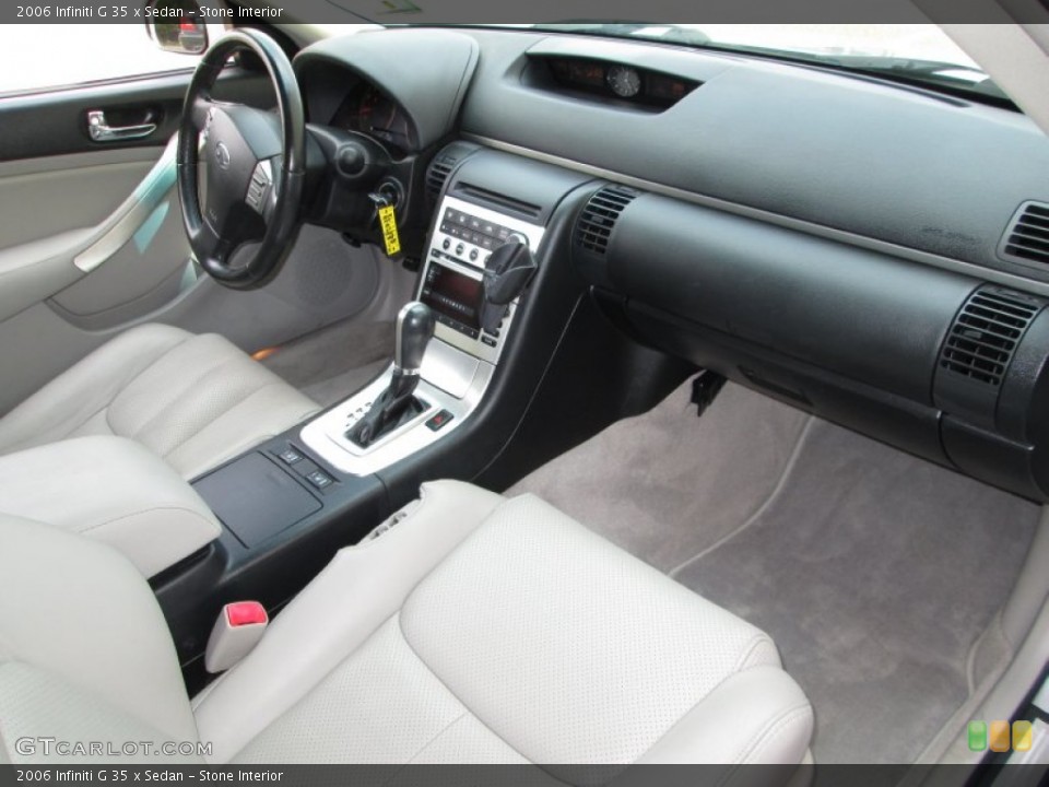 Stone Interior Dashboard for the 2006 Infiniti G 35 x Sedan #87257052