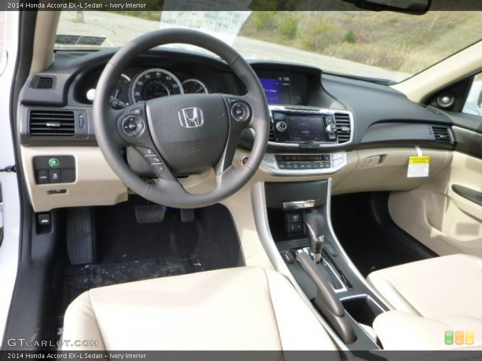 Ivory Interior Prime Interior for the 2014 Honda Accord EX-L Sedan #87258000