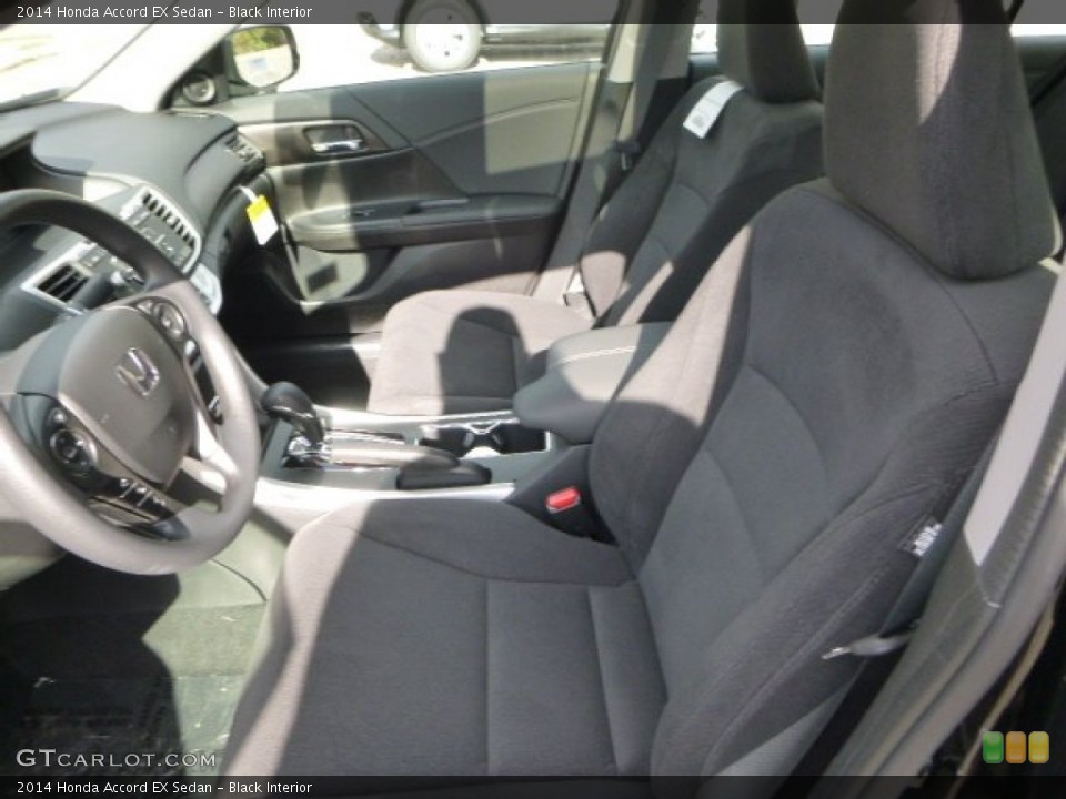 Black Interior Front Seat for the 2014 Honda Accord EX Sedan #87258351