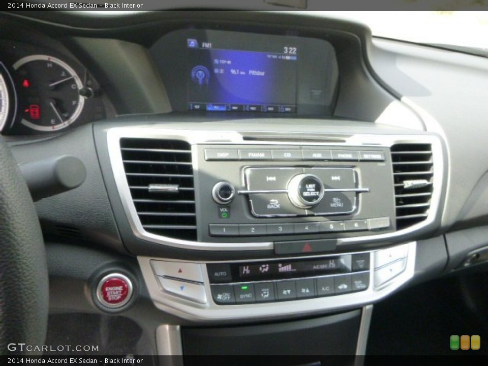 Black Interior Controls for the 2014 Honda Accord EX Sedan #87258507