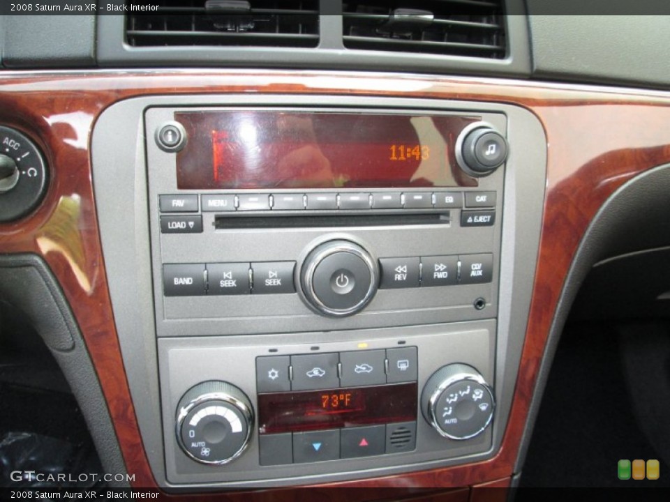 Black Interior Controls for the 2008 Saturn Aura XR #87261433