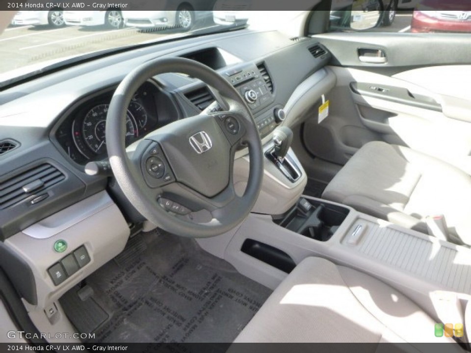 Gray Interior Prime Interior for the 2014 Honda CR-V LX AWD #87262113