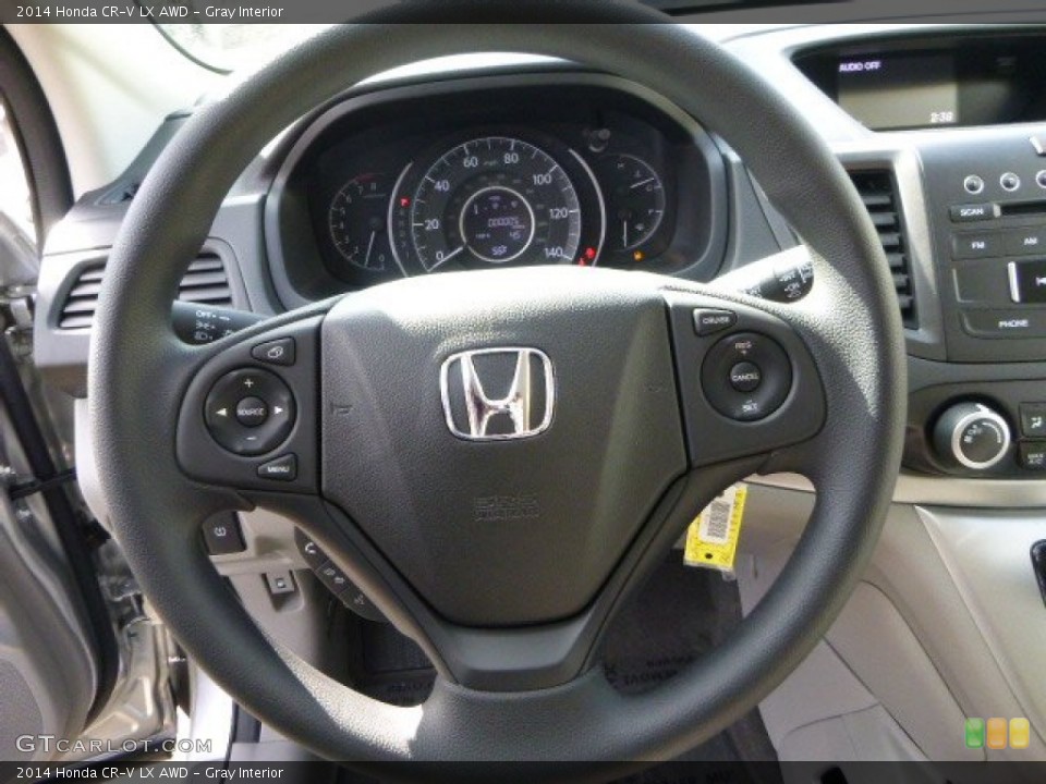 Gray Interior Steering Wheel for the 2014 Honda CR-V LX AWD #87262155