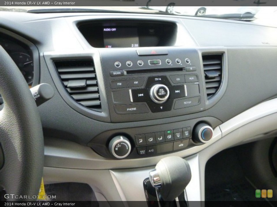 Gray Interior Controls for the 2014 Honda CR-V LX AWD #87262176