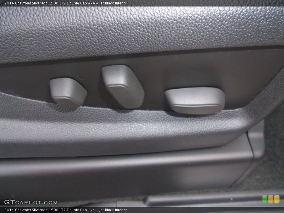 Jet Black Interior Controls for the 2014 Chevrolet Silverado 1500 LTZ Double Cab 4x4 #87263079