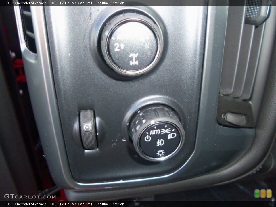 Jet Black Interior Controls for the 2014 Chevrolet Silverado 1500 LTZ Double Cab 4x4 #87263166