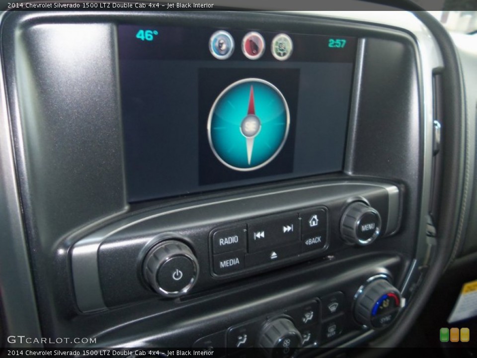 Jet Black Interior Controls for the 2014 Chevrolet Silverado 1500 LTZ Double Cab 4x4 #87263250