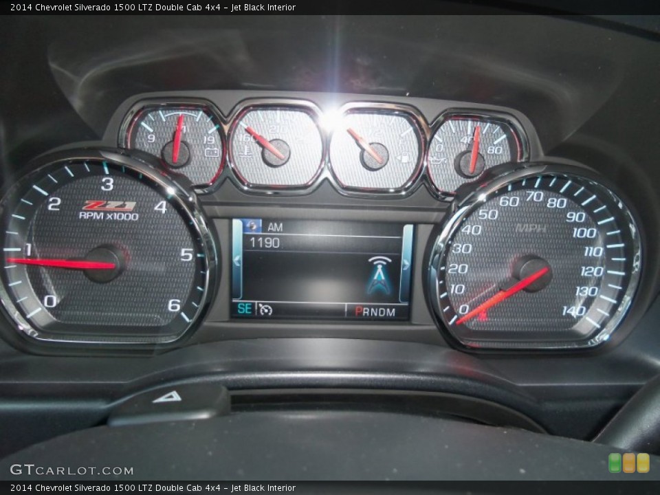 Jet Black Interior Gauges for the 2014 Chevrolet Silverado 1500 LTZ Double Cab 4x4 #87263298