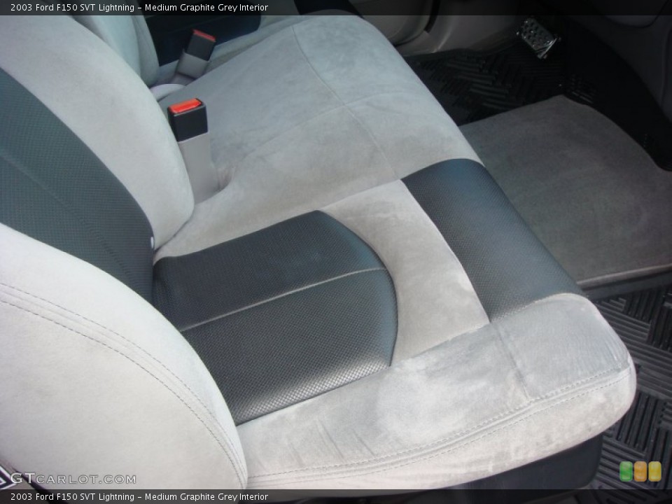 Medium Graphite Grey Interior Front Seat for the 2003 Ford F150 SVT Lightning #87263685