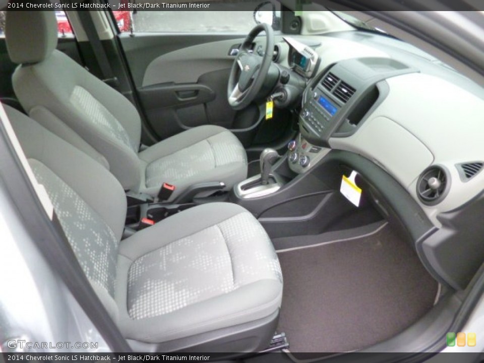 Jet Black/Dark Titanium Interior Front Seat for the 2014 Chevrolet Sonic LS Hatchback #87266139