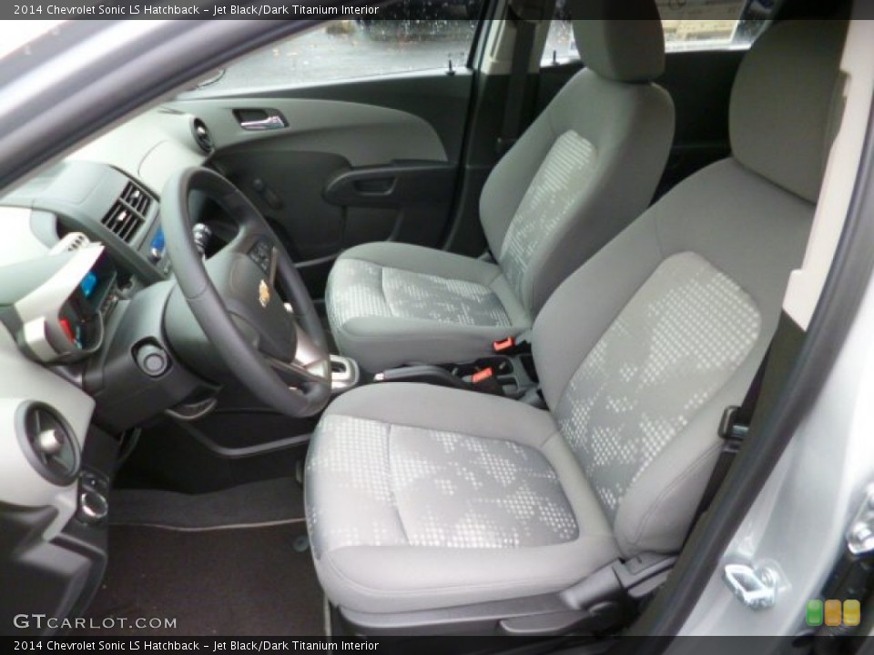 Jet Black/Dark Titanium Interior Front Seat for the 2014 Chevrolet Sonic LS Hatchback #87266241