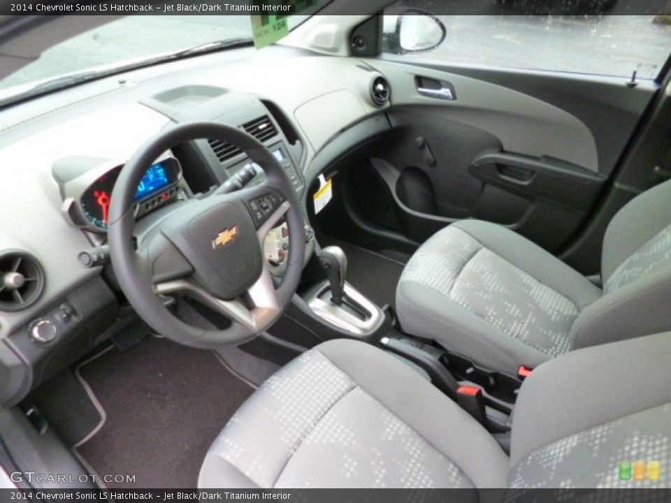 Jet Black/Dark Titanium Interior Prime Interior for the 2014 Chevrolet Sonic LS Hatchback #87266262