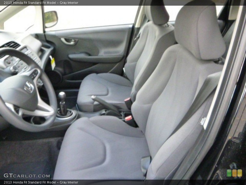 Gray Interior Front Seat for the 2013 Honda Fit  #87266859