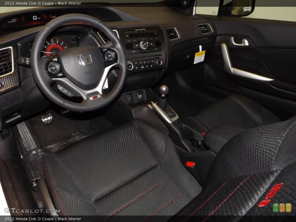 Black Interior Prime Interior for the 2013 Honda Civic Si Coupe #87269403