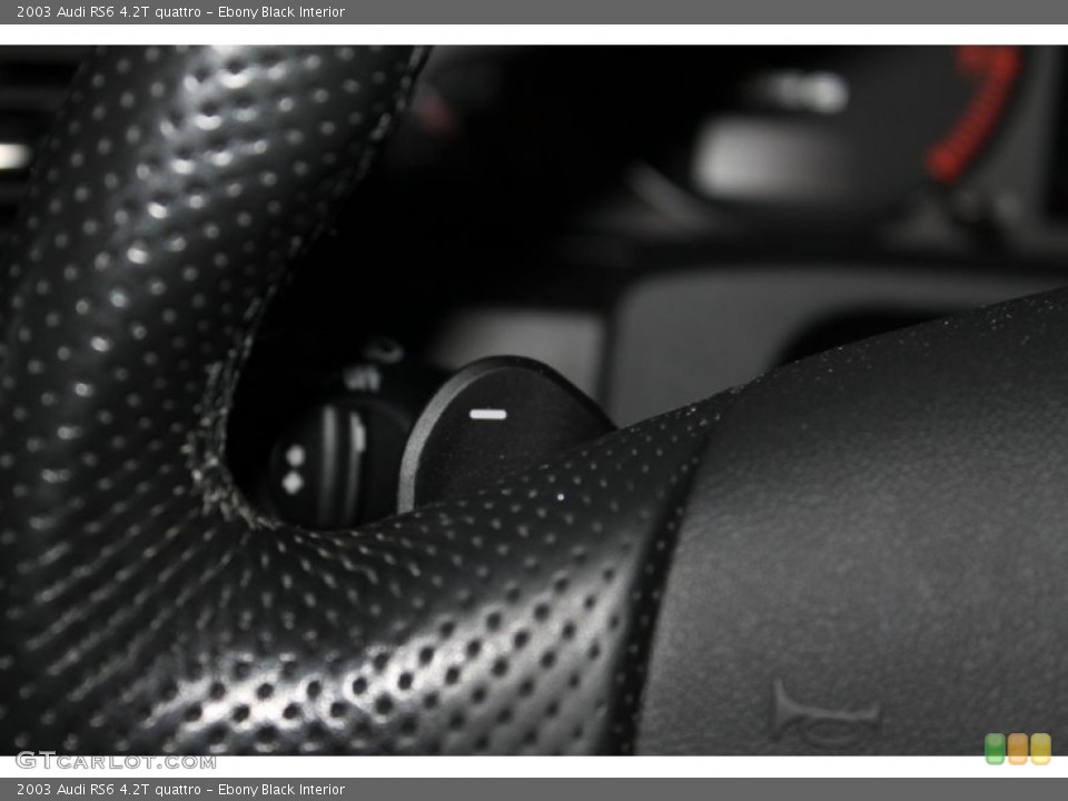 Ebony Black Interior Transmission for the 2003 Audi RS6 4.2T quattro #87270159