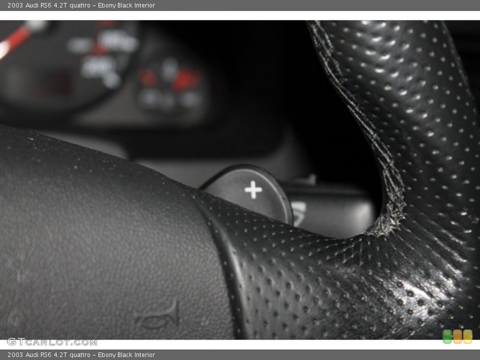 Ebony Black Interior Transmission for the 2003 Audi RS6 4.2T quattro #87270177