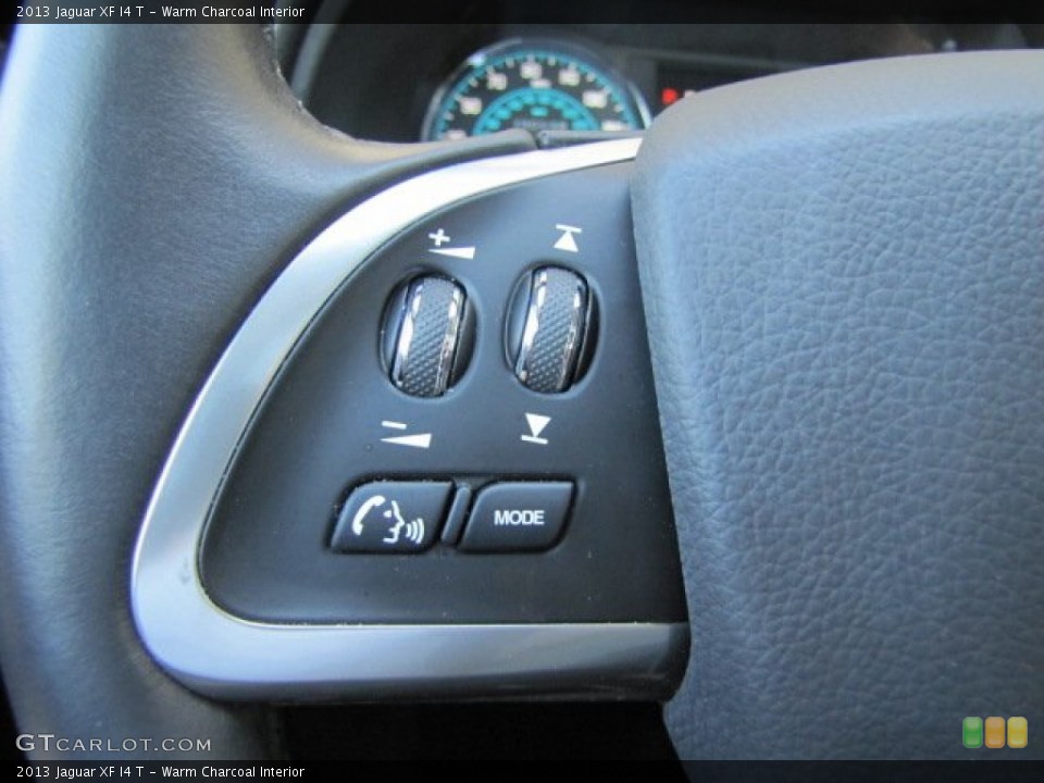 Warm Charcoal Interior Controls for the 2013 Jaguar XF I4 T #87270666