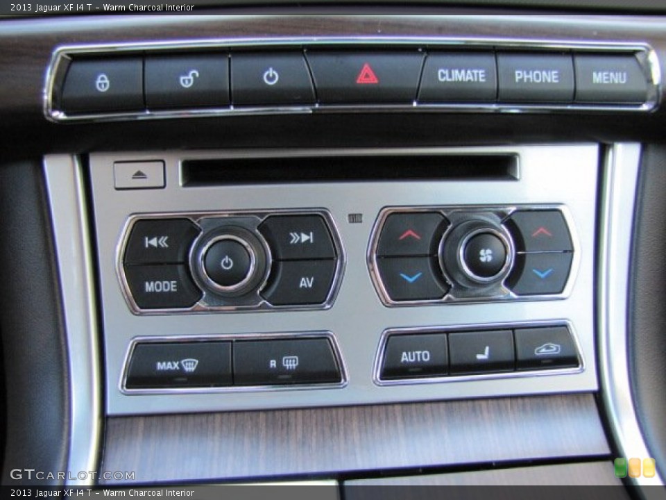 Warm Charcoal Interior Controls for the 2013 Jaguar XF I4 T #87270747