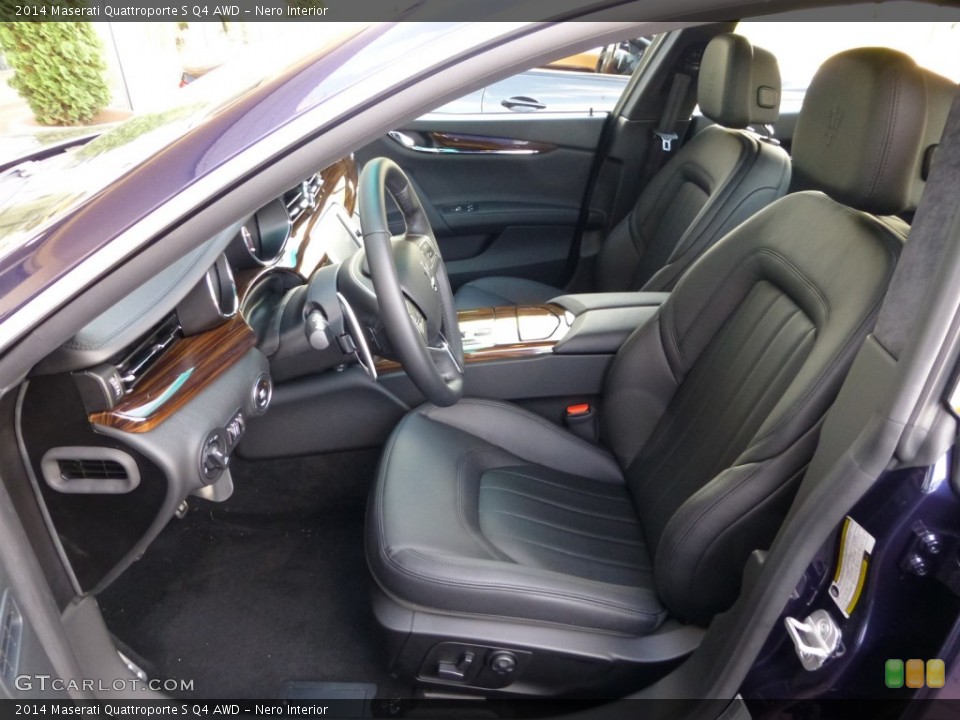 Nero Interior Front Seat for the 2014 Maserati Quattroporte S Q4 AWD #87271794