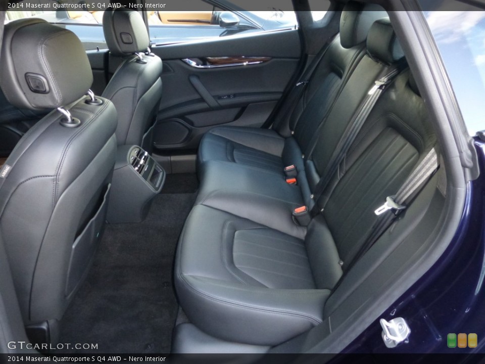 Nero Interior Rear Seat for the 2014 Maserati Quattroporte S Q4 AWD #87272049